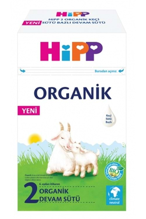 Hipp 2 Organik Keçi Sütü Bazlı Bebek Sütü 400 gr