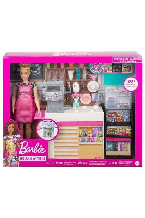 Barbie nin Kahve Dükkanı Oyun Seti GMW03