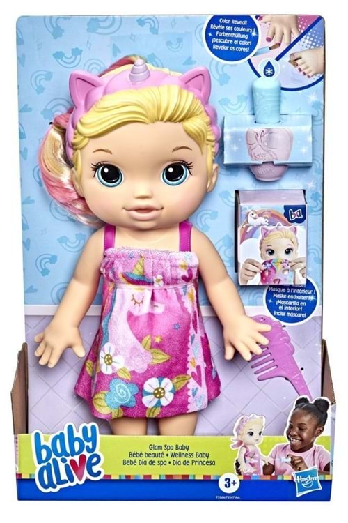 Baby Alive Bebeğimle Spa Eğlencesi F3564