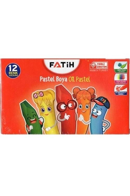 Fatih Pastel Boya 12 li 34012