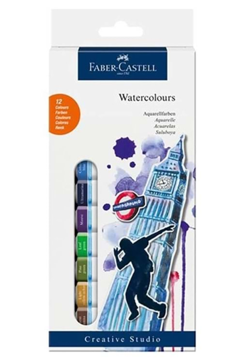 Faber Castell Tüp Sulu Boya 12 li 169503