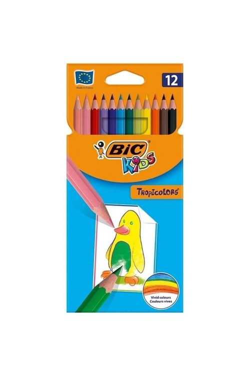 Bic Tropicolors Kuru Boya 12 li