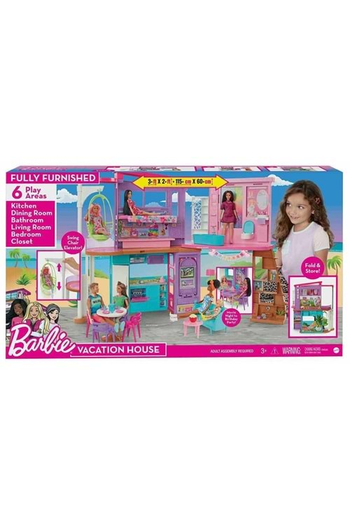 Barbie Tatil Evi Oyun Seti HCD50