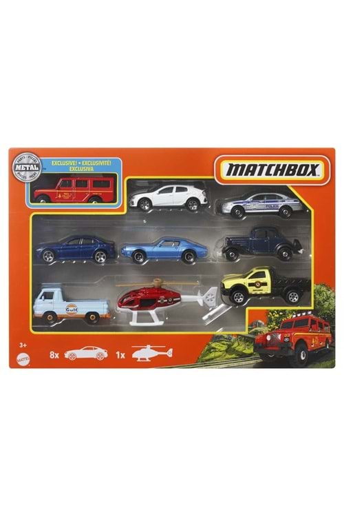 Matchbox 9 lu Araba Seti X7111