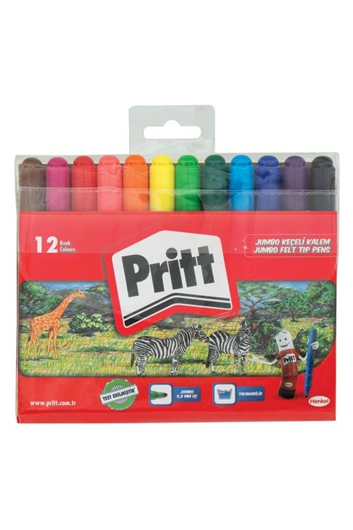 Pritt Jumbo Keçeli Kalem 12 li