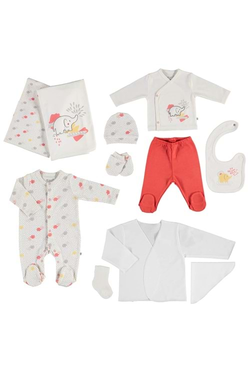 Bi Baby Organik Hastane Çıkışı 10 Parça Natural Circus 63185