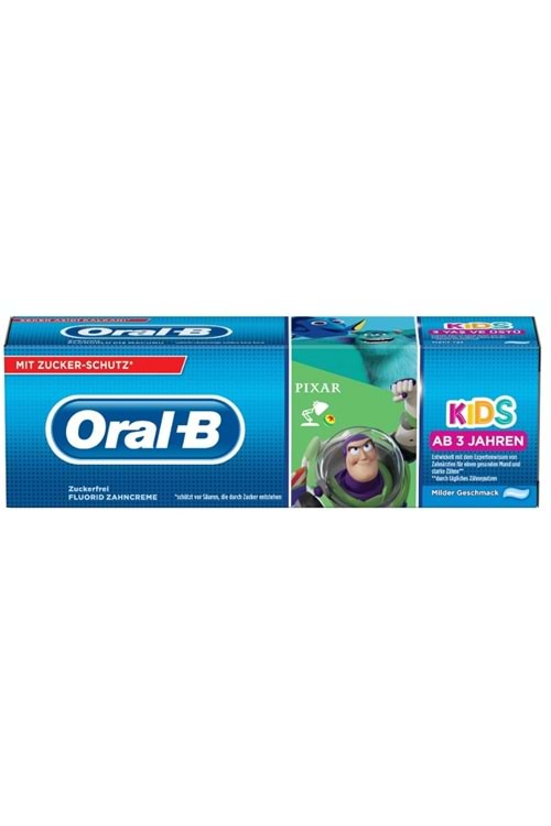 Oral B Çocuk Diş Macunu Stages Pixar 75 ml