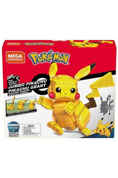 Mega Pokemon Jumbo Pikachu FVK81