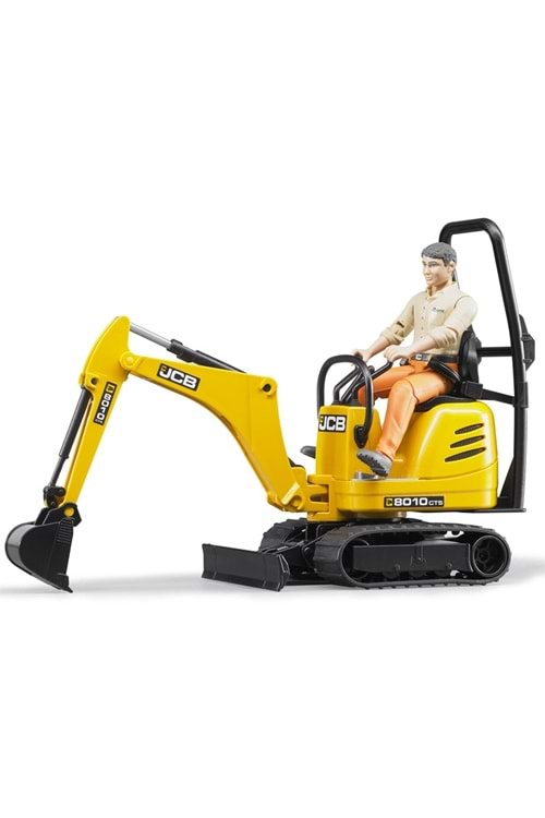 Bruder Jcb Mikro Ekskavatör 8010 Cts Ve İnşaat İşçisi 62002