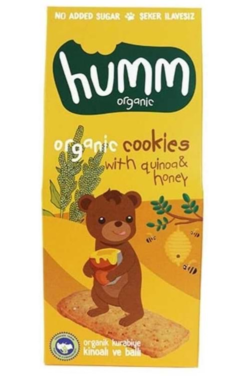 Humm Organik Kurabiye Ballı Kinoalı 55gr