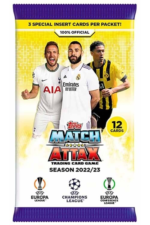 UEFA Şampiyonlar Ligi 22-23 Sezonu Match Attax Futbolcu Kartları