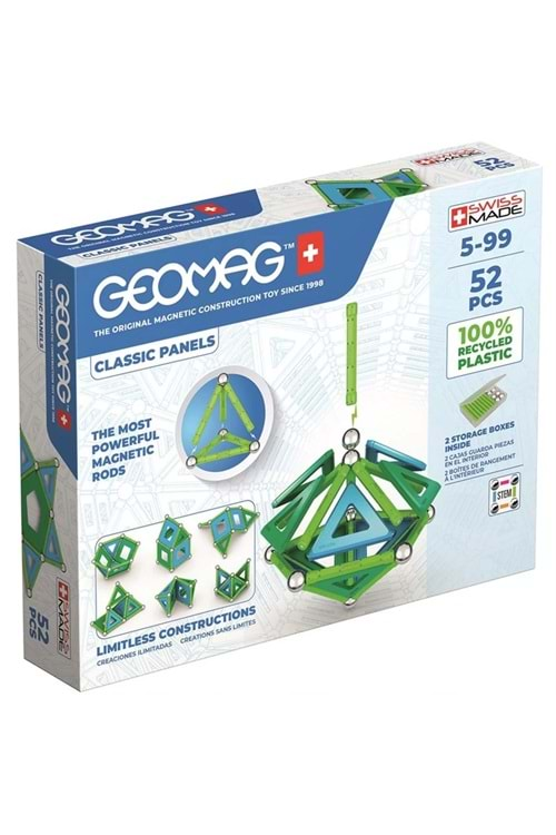 Geomag Classic Panels Manyetik Zeka Oyunu 52 Parça 471