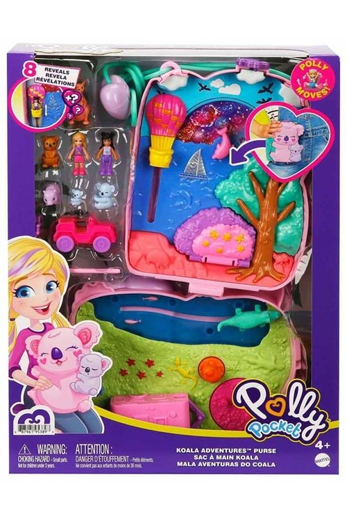 Polly Pocket Çanta Olabilen Koala Adventures GXC95