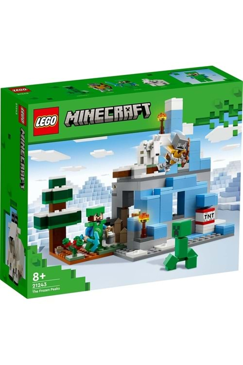 Lego Minecraft Donmuş Tepeler 21243