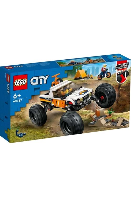 Lego City 4x4 Arazi Aracı Maceraları * 60387