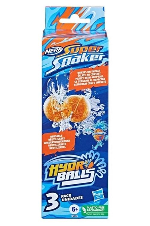 Nerf Super Soaker Su Topları 3'lü Paket F6392