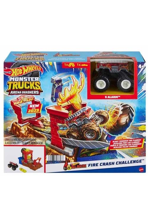 Hot Wheels Monster Trucks Fire Crash Challenge HNB90