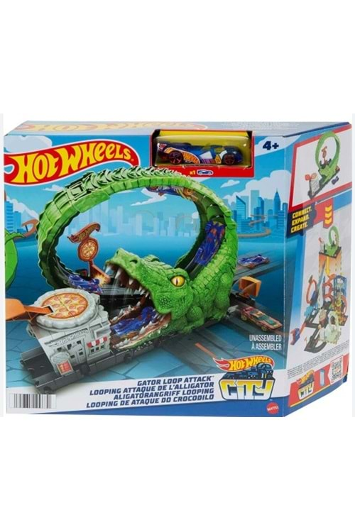 Hot Wheels City Gator loop Attack HKX39