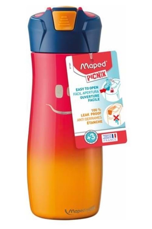 Maped Picnik Çelik Suluk Pipetli 580 ml 871301