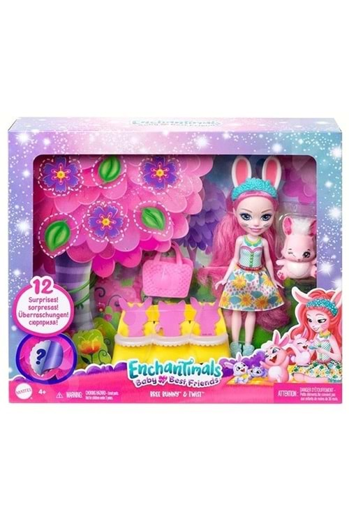 Enchantimals Yakın Arkadaşlar Bree Bunny ve Twist HLK85