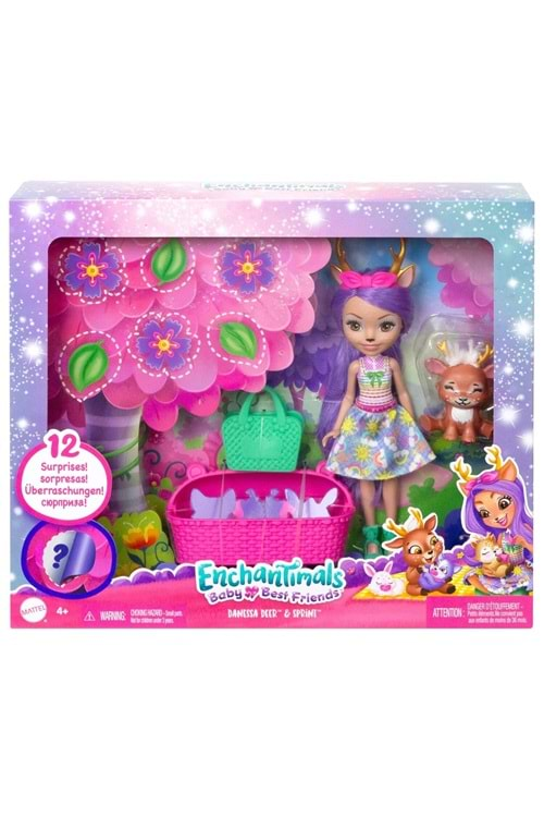 Enchantimals Yakın Arkadaşlar Danessa Deer ve Sprint HLK84