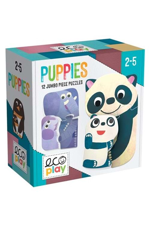 Headu Eco Play Puppies Puzzle 2-5 yaş MU28542