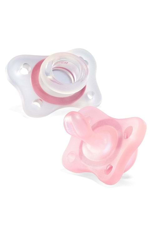 Chicco Physio Forma Mini Soft Emzik 2 li Pembe 2-6 Ay