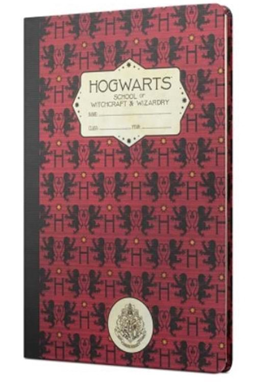 Harry Potter Hogwarts Gryffindor Sert Kapak Defter Çizgisiz