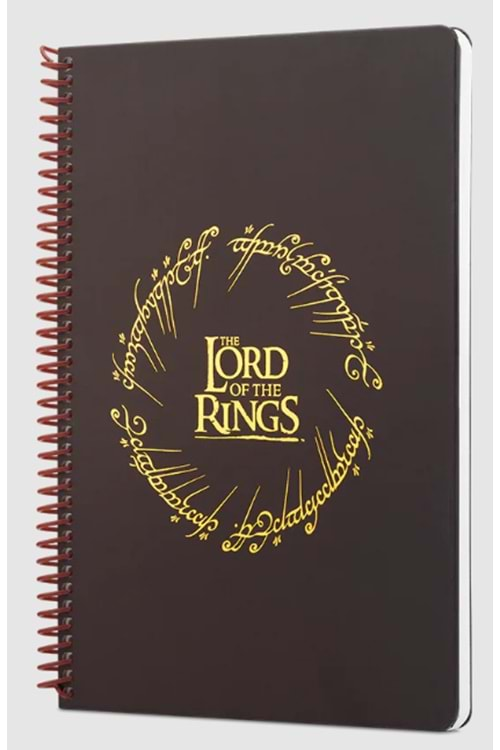 The Lord Of The Rings Spiralli Sert Kapak Defter Çizgili