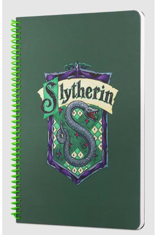 Harry Potter Slytherin Spiralli Defter Çizgili