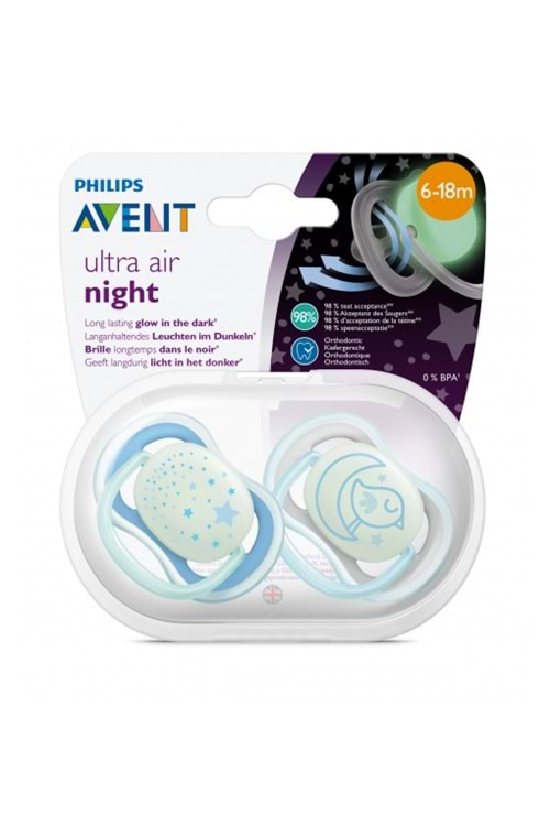 Avent Ultra Air Night Emzik 6-18 Ay+ SCF376/21