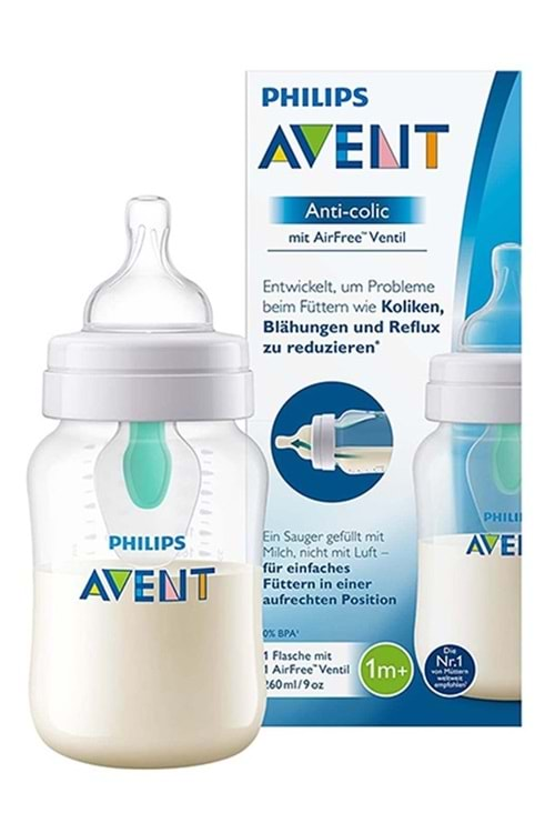 Avent Anti Colic Biberon 260 ml 1 Ay+ SCF813/14