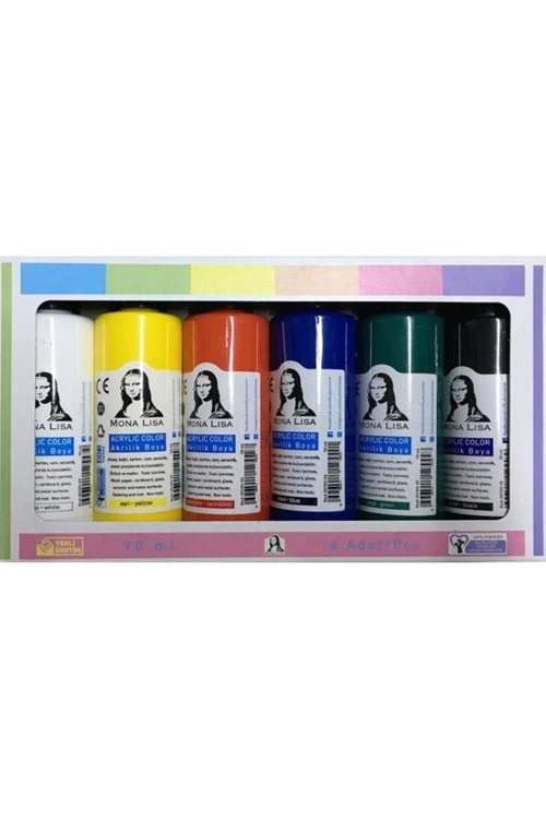 Mona Lisa Akrilik Boya 6 lı SD1006