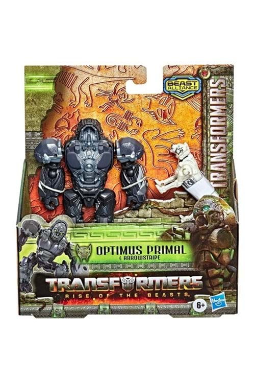 Transformers Rise Of The Beats Optimus Primal ve Arrowstripe F4611