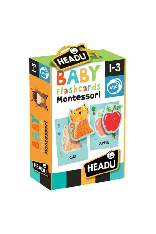 Headu Montessori Baby Flashcards 1-3 Yaş EN22700