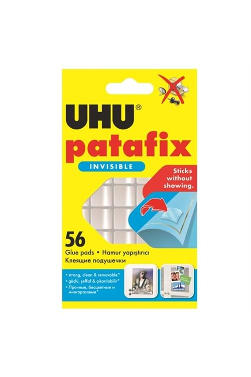 Uhu Patafix Hamur Yapıştırıcı Şeffaf