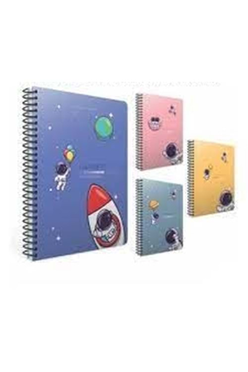 Gıpta Happiness A5 80 Yaprak Çizgili Spiralli Defter 6171