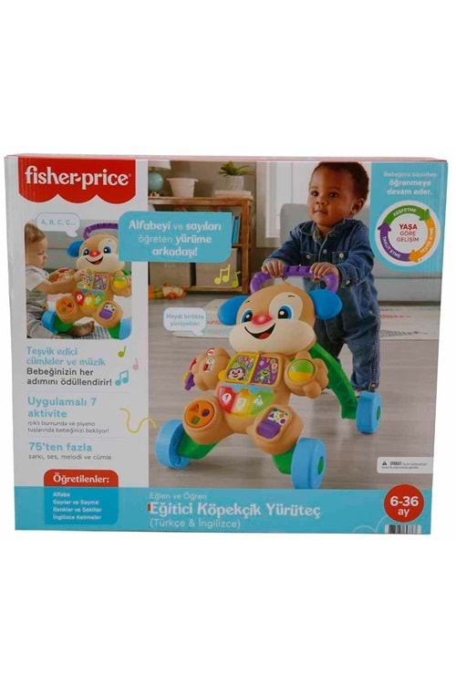 Fisher Price Eğitici Köpekçik Yürüteç FTG10