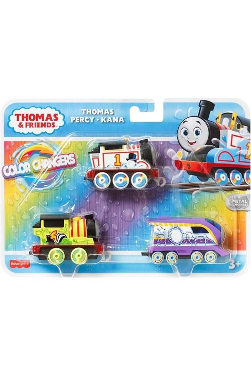 Thomas Friends Renk Değiştiren Tren 3 lü Paket HNP82