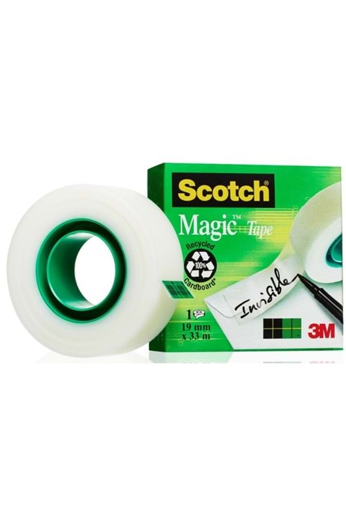 Scotch Magic Görünmez Bant 19 mm x 33 m