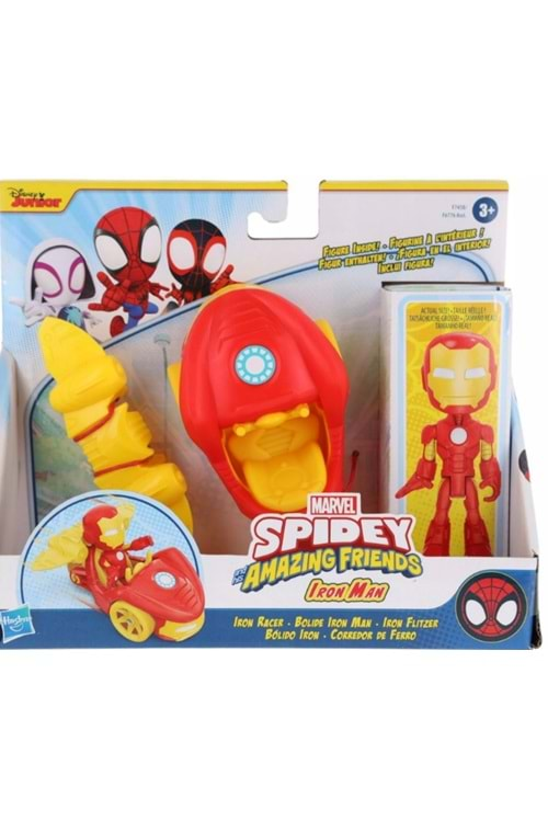 Spidey And His Amazing Friends Araç Ve Figür Iron Man F7458