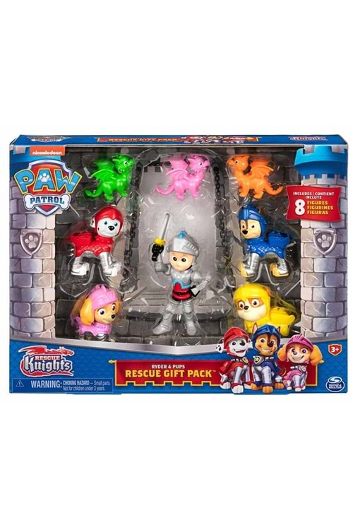 Paw Patrol Rescue Knights Figür Paketi 6062122