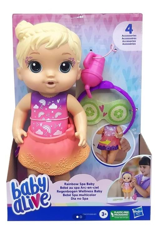 Baby Alive Gökkuşağı Spa Bebeğim F5617