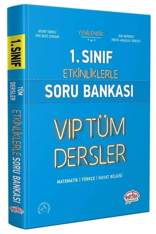 1. Sınıf Tüm Dersler Soru Bankası Etkinliklerle Vip