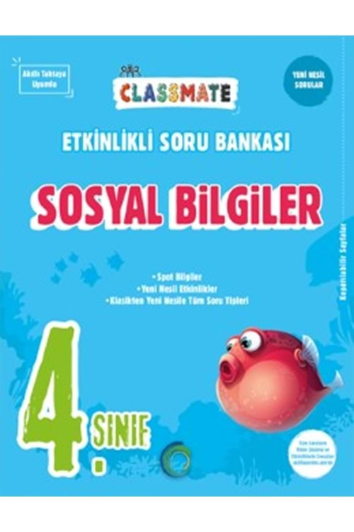 4. Sınıf Sosyal Bilgiler Etkinlikli Classmate Soru Bankası