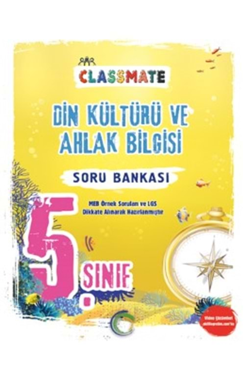 5. Sınıf Din Kültürü Ve Ahlak Bilgisi Classmate Soru Bankası