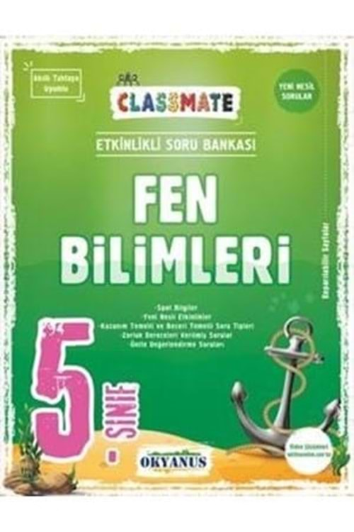 5. Sınıf Fen Bilimleri Etkinlikli Classmate Soru Bankası