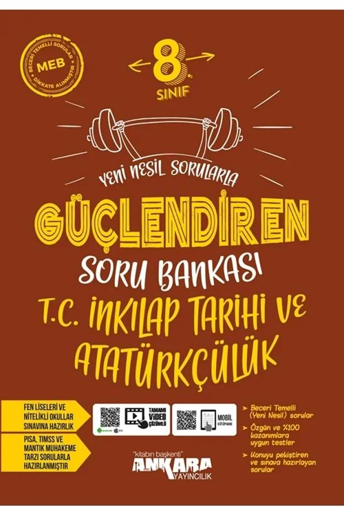 8. Sınıf İnkılap Tarihi ve Atatürkçülük Soru Bankası Güçlendiren