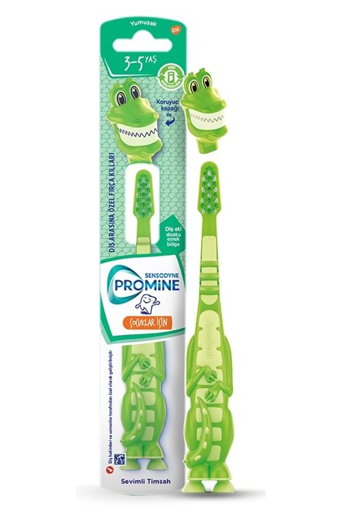 Sensodyne Diş Fırçası Promine Sevimli Timsah 3-5 Yaş