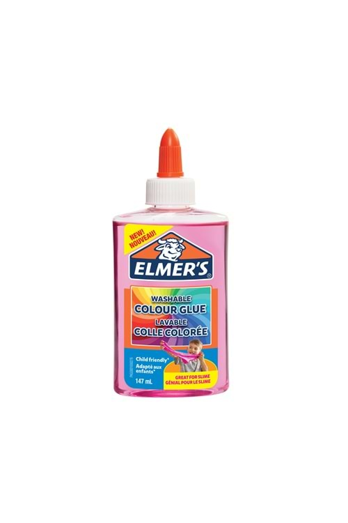 Elmers Yapıştırıcı Şeffaf Pembe 147 ml